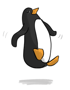 happy penguin