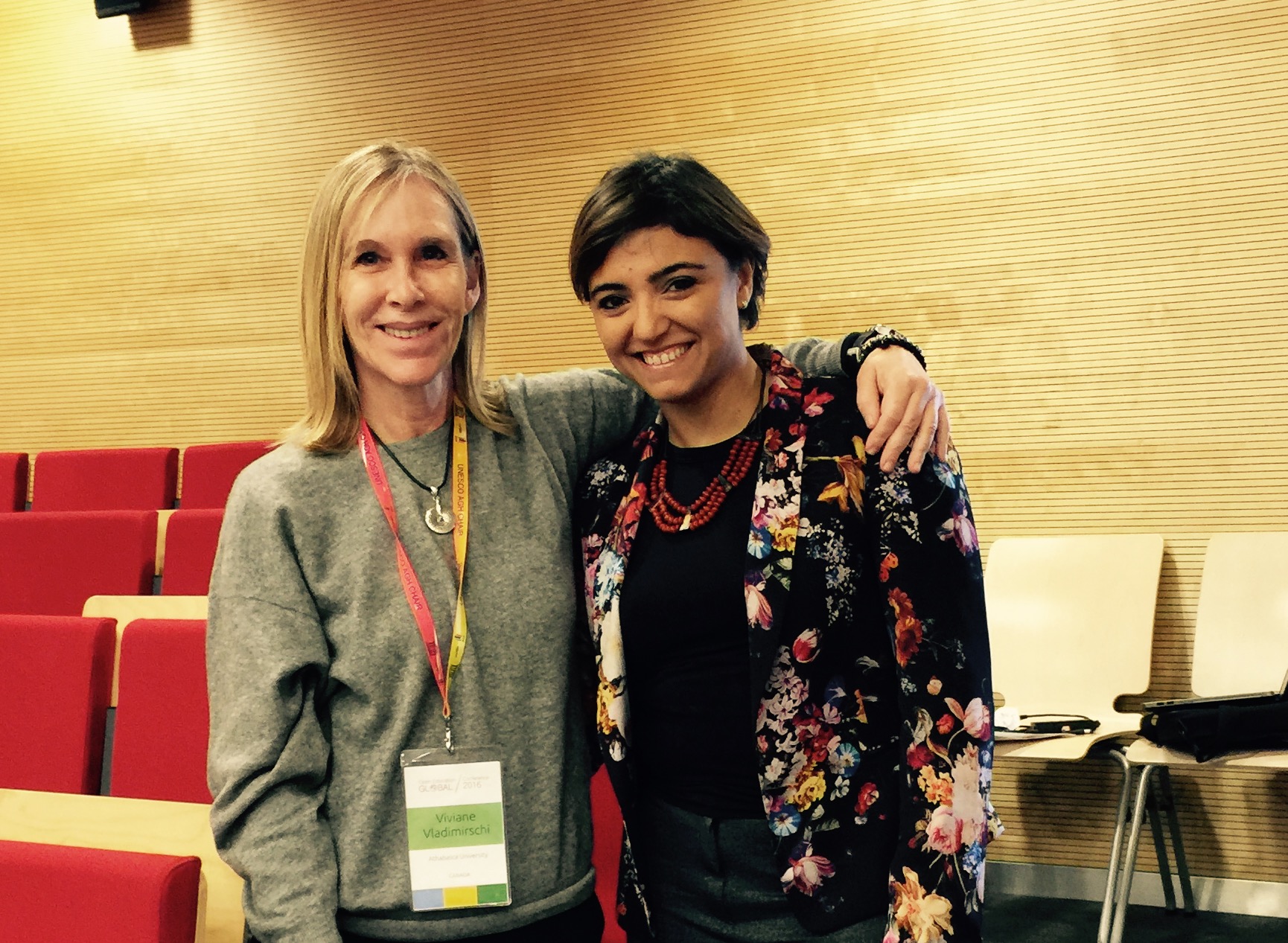 With Andreia Inamorato, a Brazilian OE and OER researcher now working for the EU Commission 